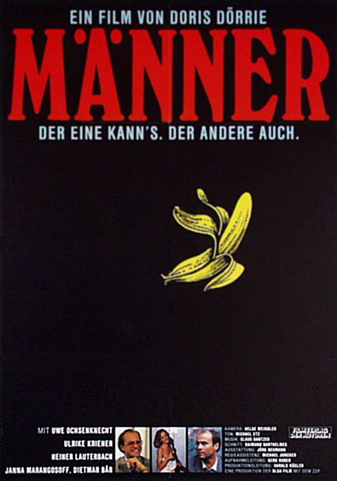 Männer, Olga Film, Kino, Kinofilm, Doris Dörrie, Heiner Lauterbach, Uwe Ochsenknecht, 1985, Constantin Film