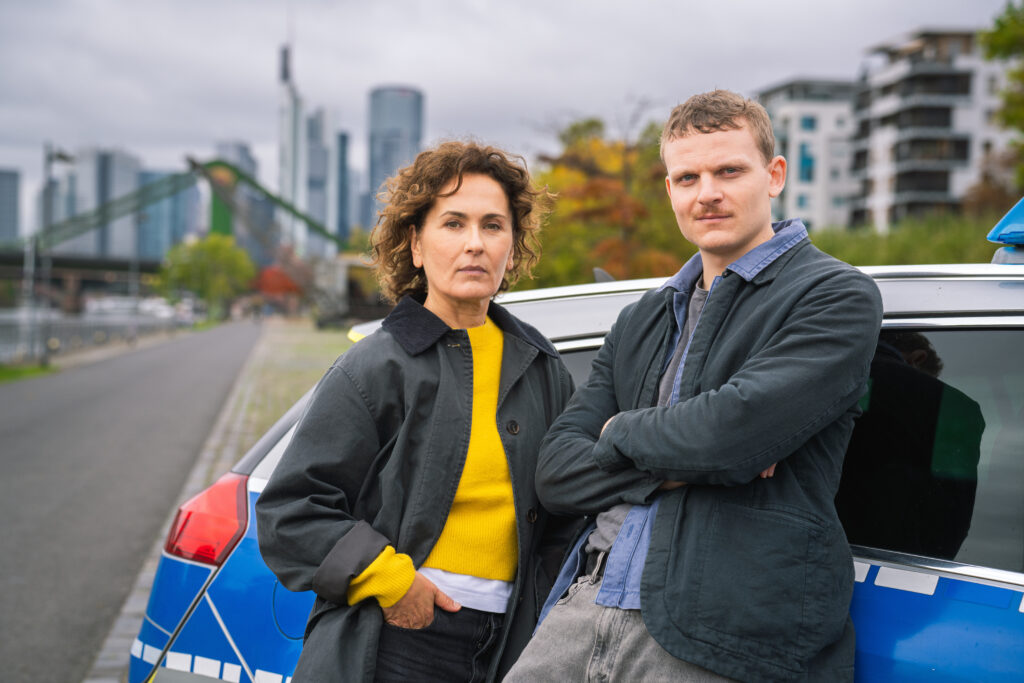 Frankfurter Files neu neuer ZDF Krimi Samstagabend Olga Film Marie-Lou Sellem, Johannes Hegemann, Produzentin Ulli Weber, Lena Kraeber